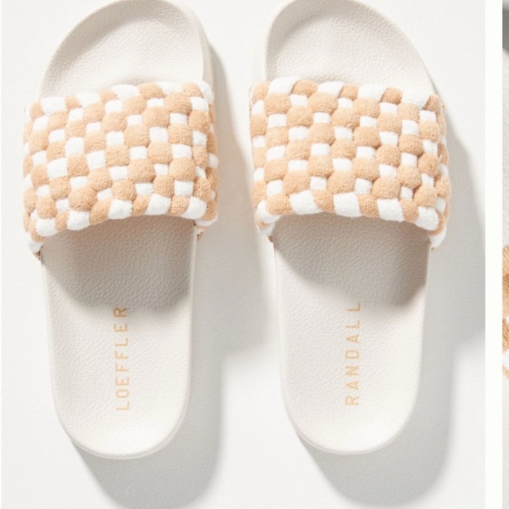 Loeffler Randall Sonnie terry  Slide Sandals